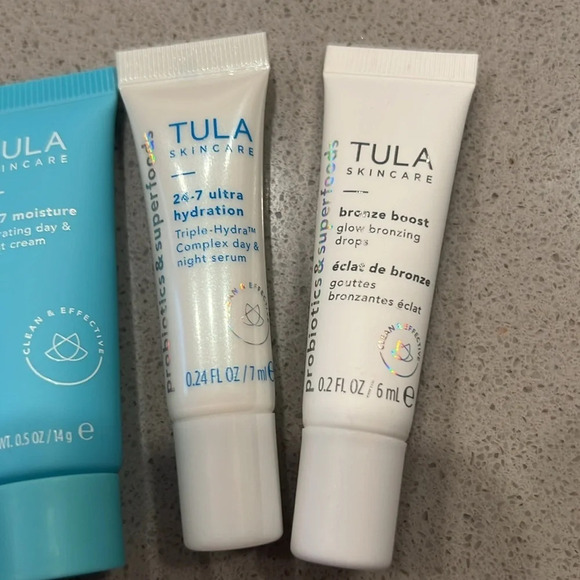 Tula Bundle - Cleanser, Day & Night Cream, Serum, and Bronzing Drops - Picture 4 of 10